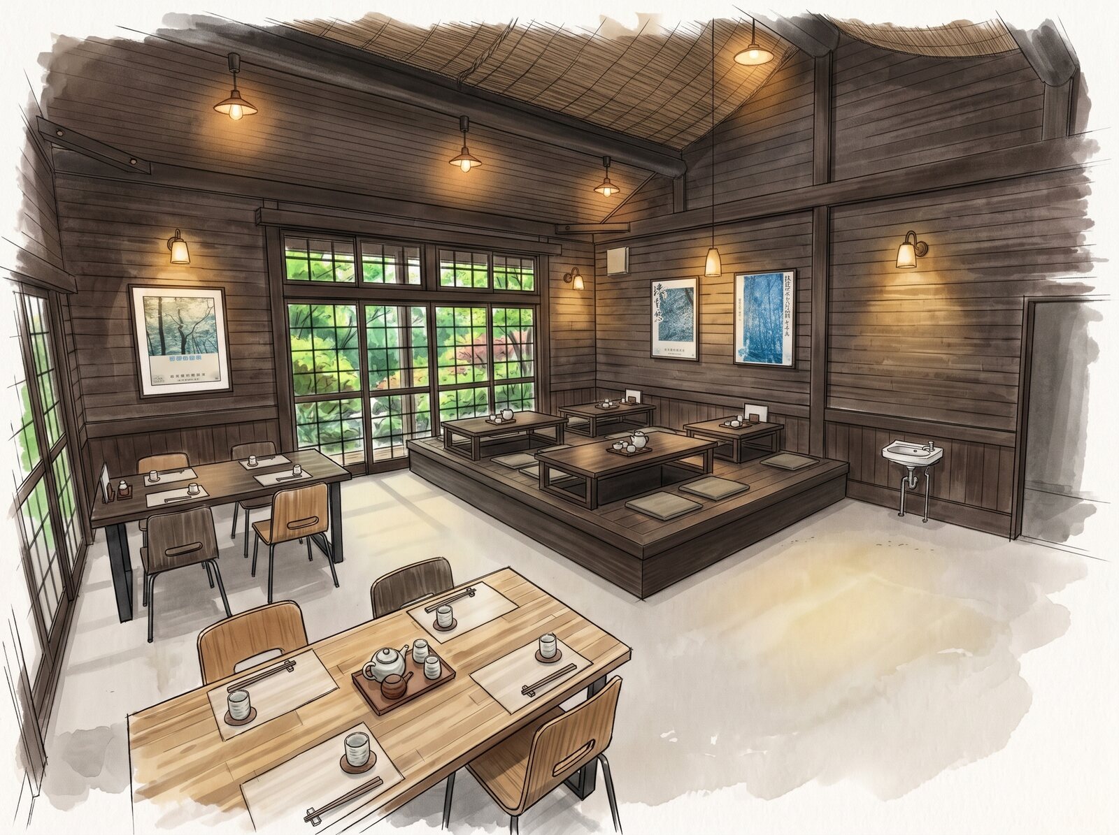 三峯神社店 完成イメージ 店内